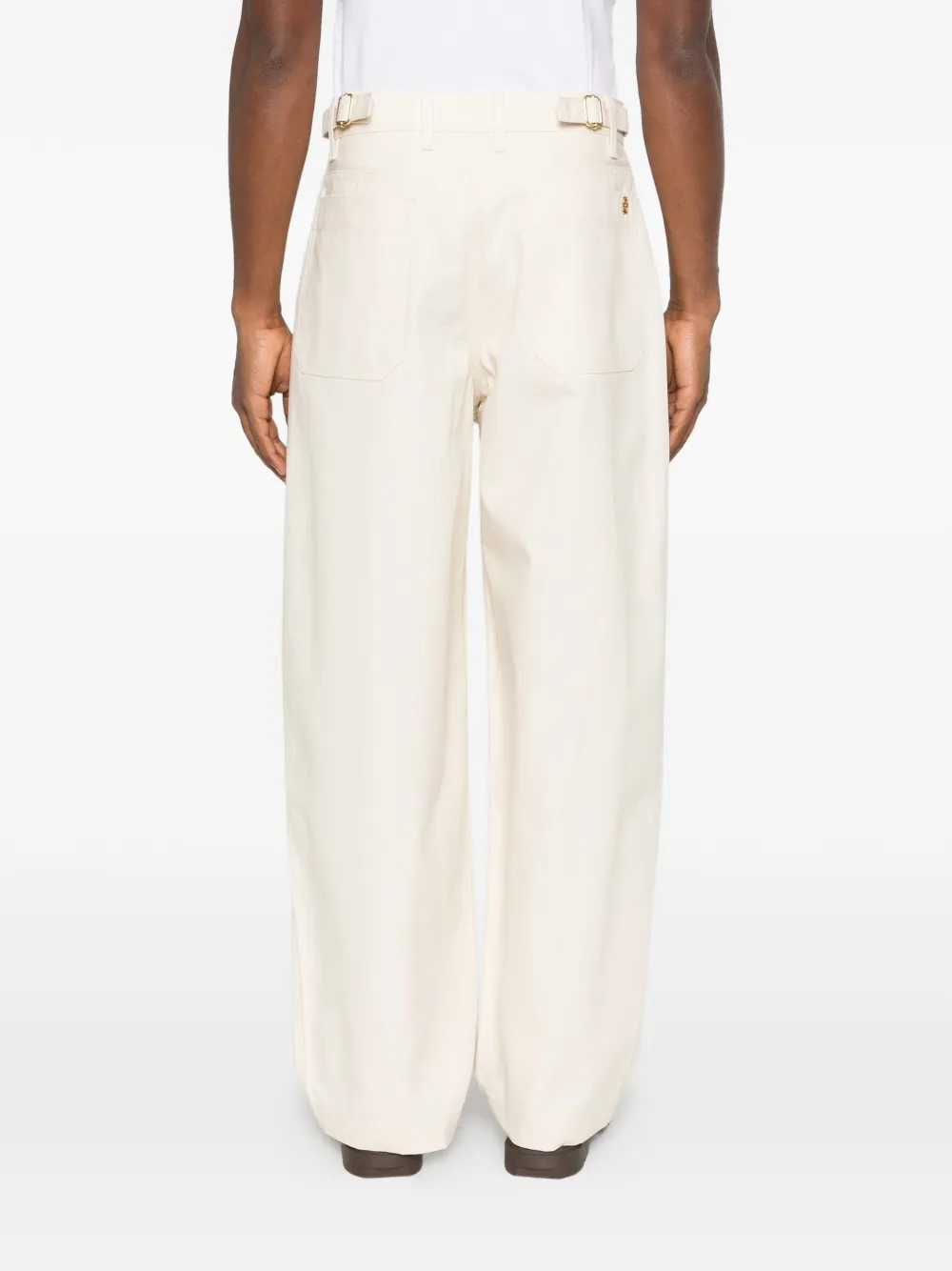 Drôle De Monsieur Jeans met ballonpijpen Beige