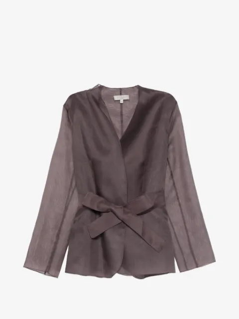 Antonelli Elia tie-belt jacket