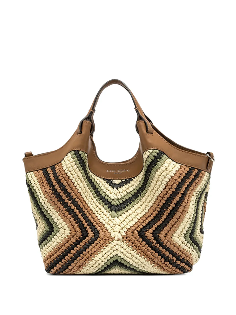 GIANNI CHIARINI brown shoulder bag - Toni neutri