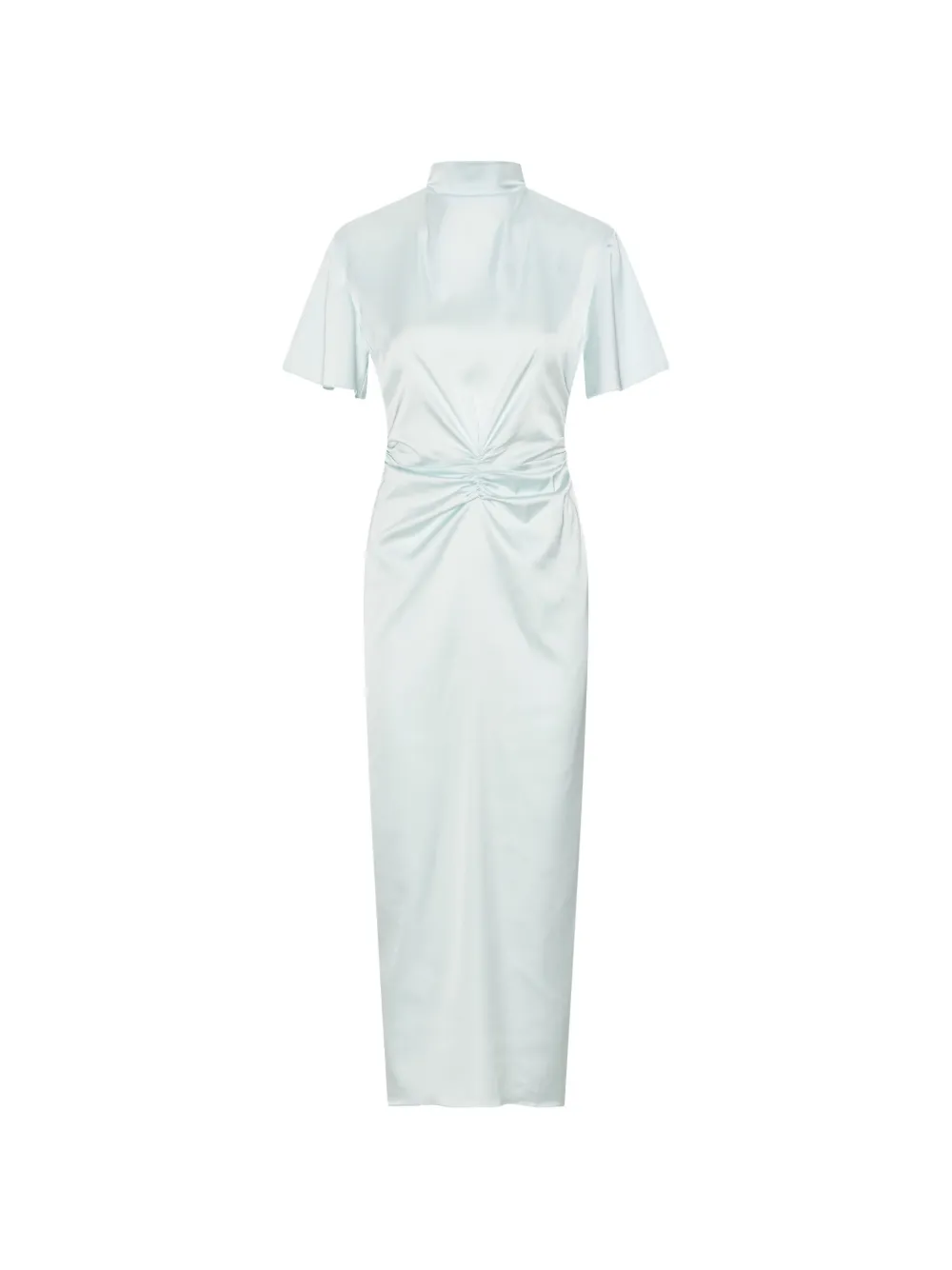 ROTATE BIRGER CHRISTENSEN Abito midi con arricciatura - Blu