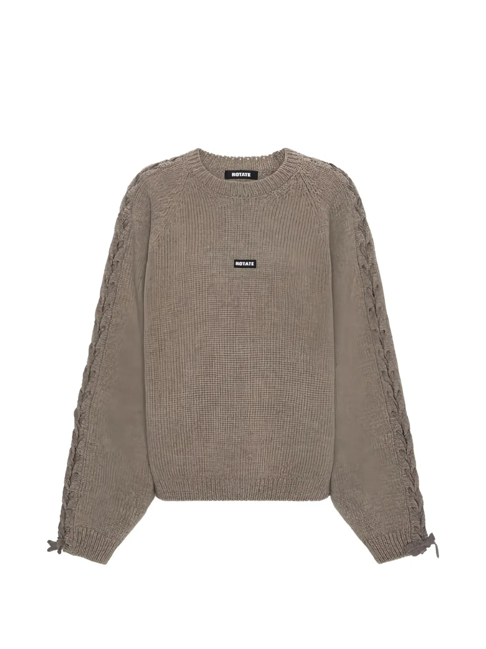 ROTATE BIRGER CHRISTENSEN Pullover mit Schnürung - Braun