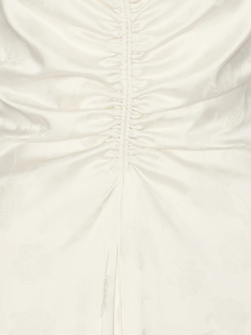 ROTATE BIRGER CHRISTENSEN Gedrapeerde maxi-jurk Beige