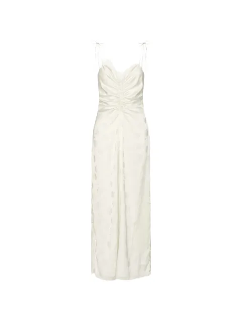 ROTATE BIRGER CHRISTENSEN Drapiertes Camisole-Maxikleid