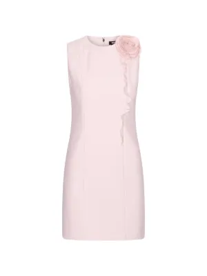 Alexander Wang Knit Logo Mini Dress | Pink | FARFETCH