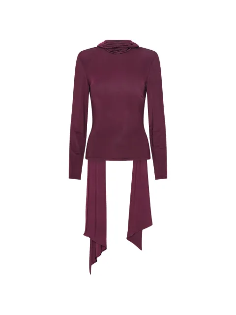 ROTATE BIRGER CHRISTENSEN long-sleeve scarf top