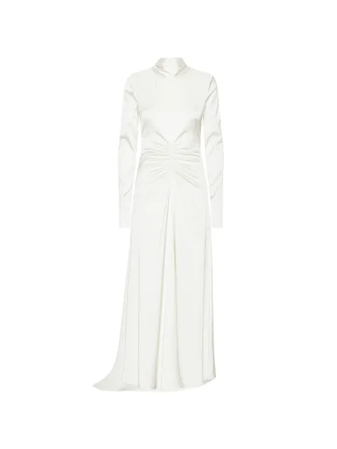 ROTATE BIRGER CHRISTENSEN long-sleeve scarf maxi dress