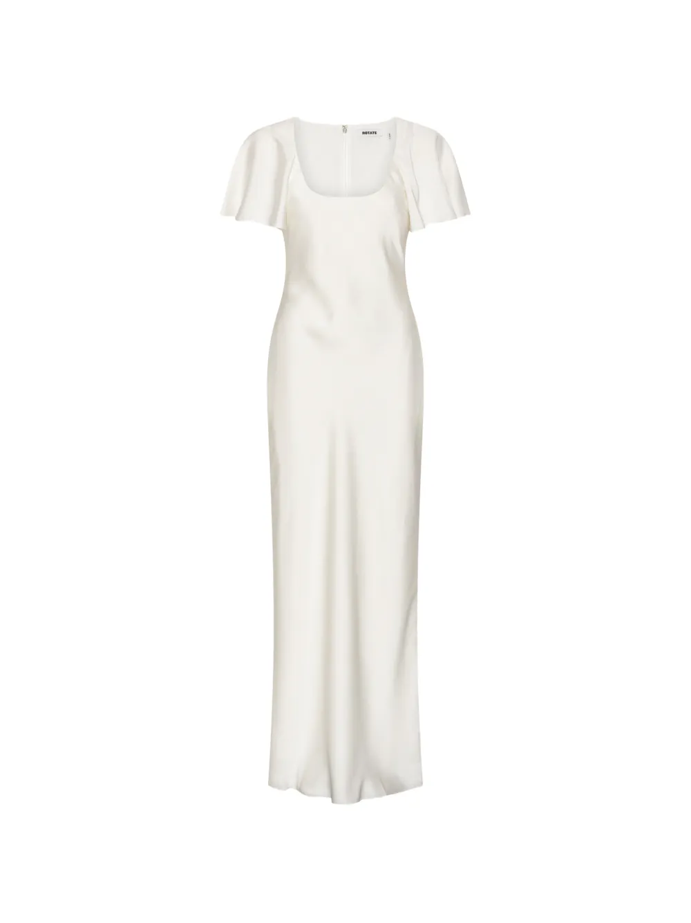 ROTATE BIRGER CHRISTENSEN ruffled long maxi dress - Neutrals
