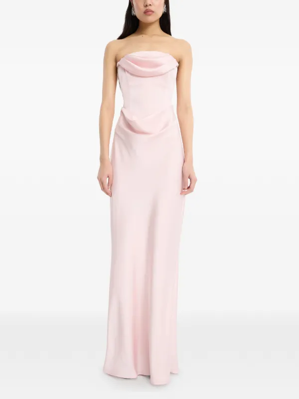 rotate birger pink dress Rotate // x Birger Christensen Pink Textured Dress VSP Consignment