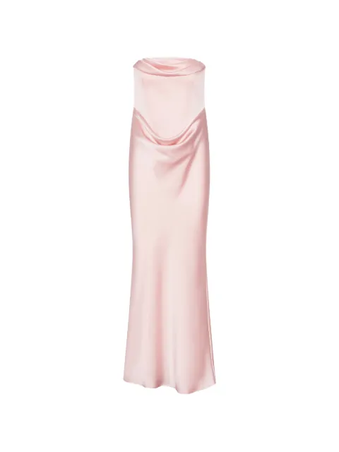 ROTATE BIRGER CHRISTENSEN Corsage strapless maxi-jurk