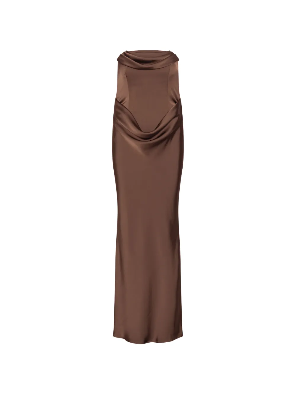 ROTATE BIRGER CHRISTENSEN Abito lungo Corsage - Marrone