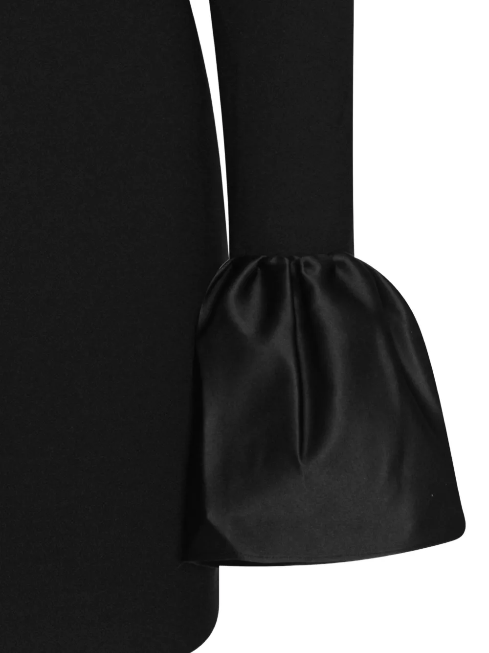 ROTATE BIRGER CHRISTENSEN Mini-jurk met lange mouwen Zwart