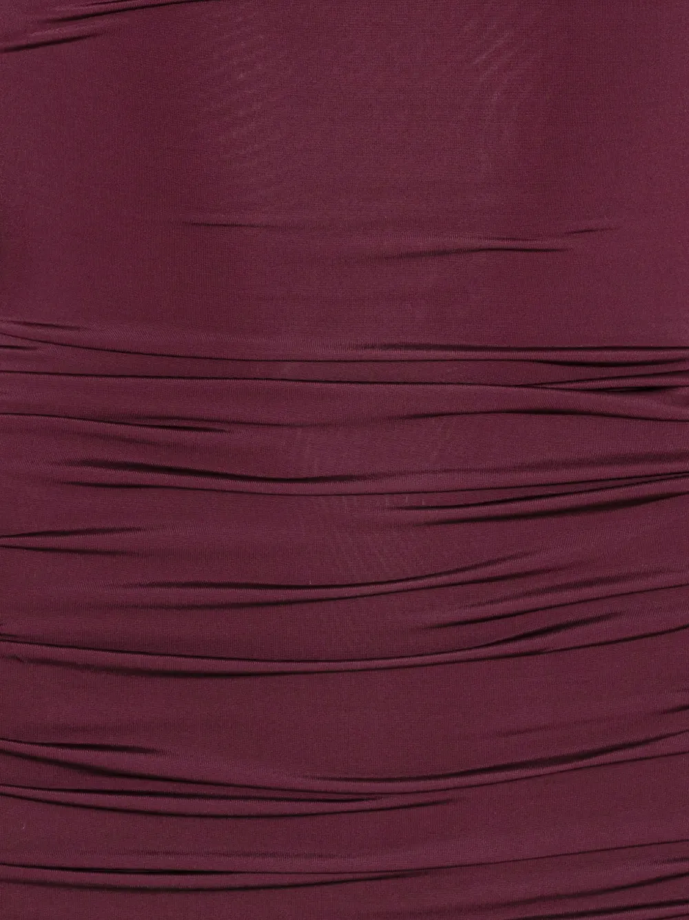 ROTATE BIRGER CHRISTENSEN Gedrapeerde bordeaux mini-jurk Paars