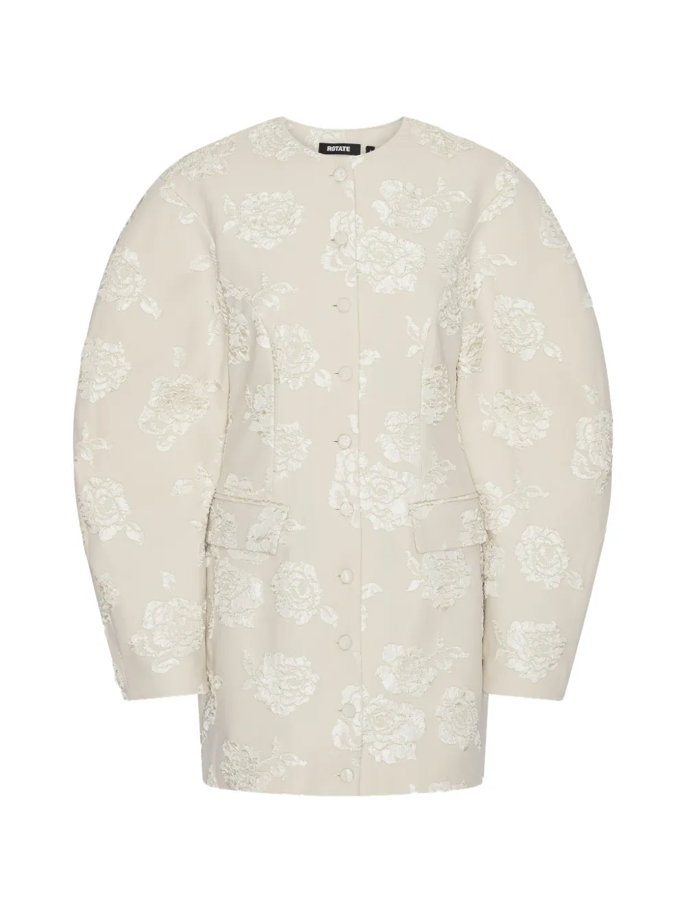 ROTATE BIRGER CHRISTENSEN Abito corto jacquard - Toni neutri