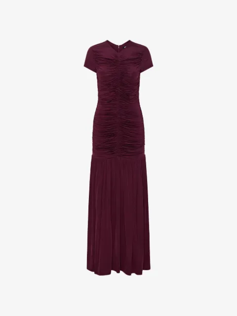 ROTATE BIRGER CHRISTENSEN gathered maxi dress