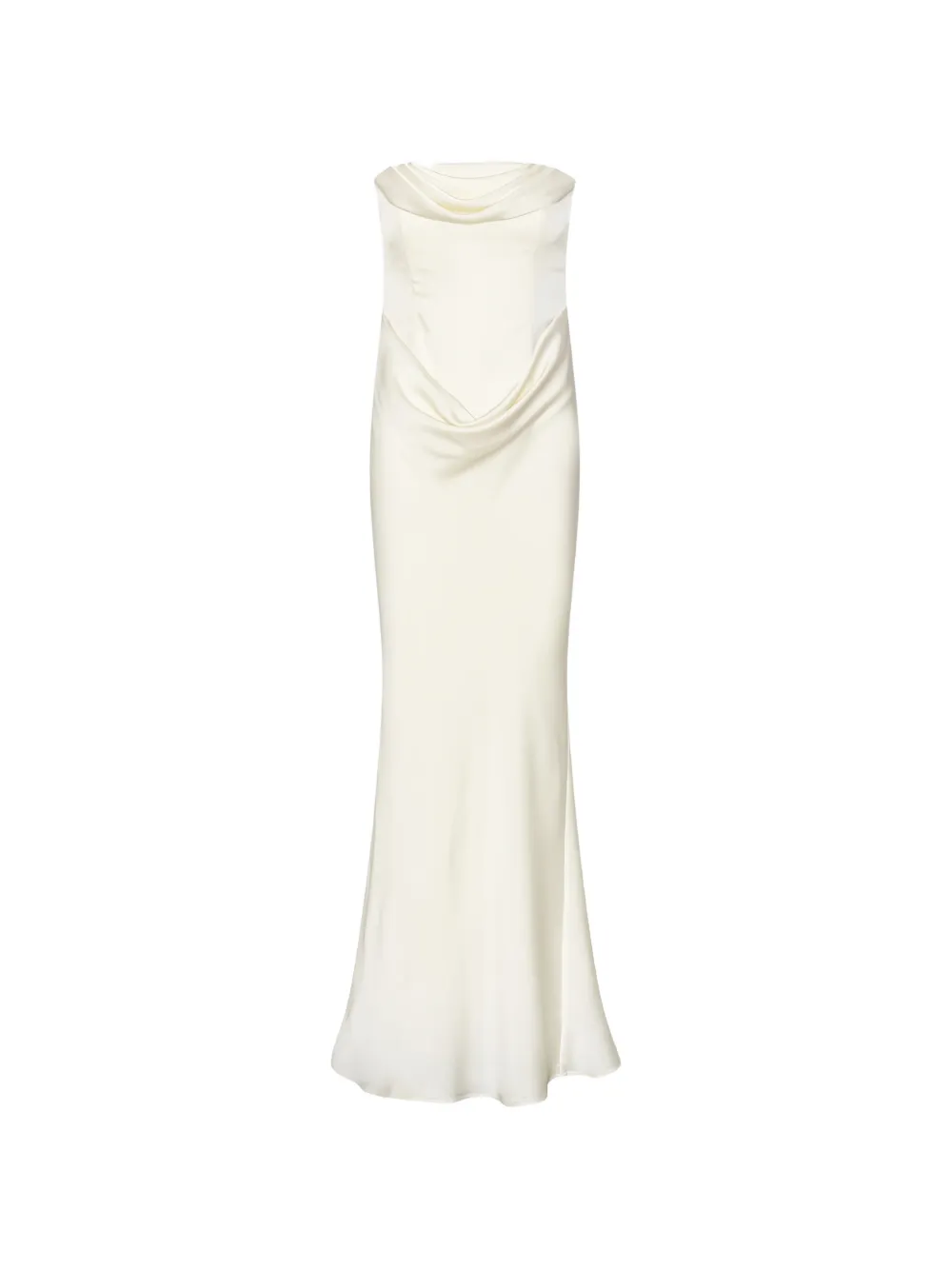 ROTATE BIRGER CHRISTENSEN corsage strapless maxi dress