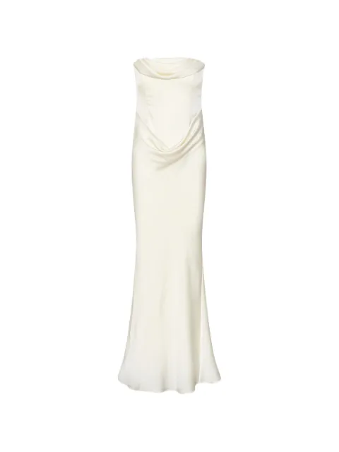 ROTATE BIRGER CHRISTENSEN corsage strapless maxi dress