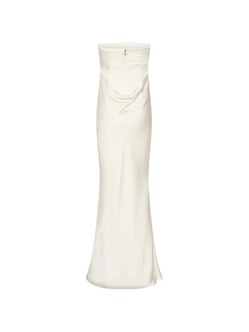 ROTATE BIRGER CHRISTENSEN Corsage strapless maxi-jurk Beige