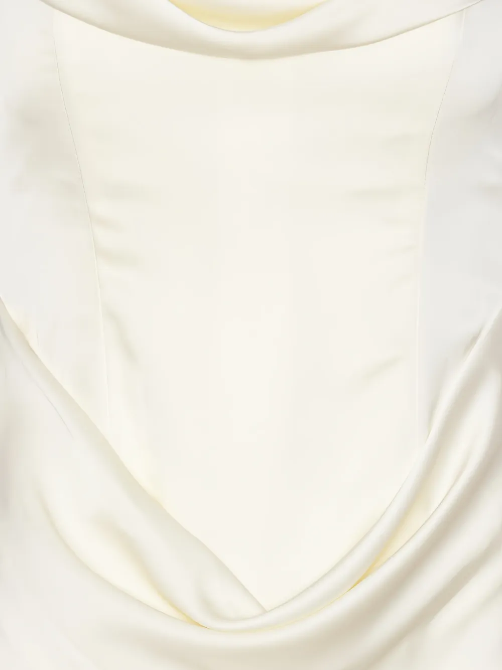 ROTATE BIRGER CHRISTENSEN Corsage strapless maxi-jurk Beige