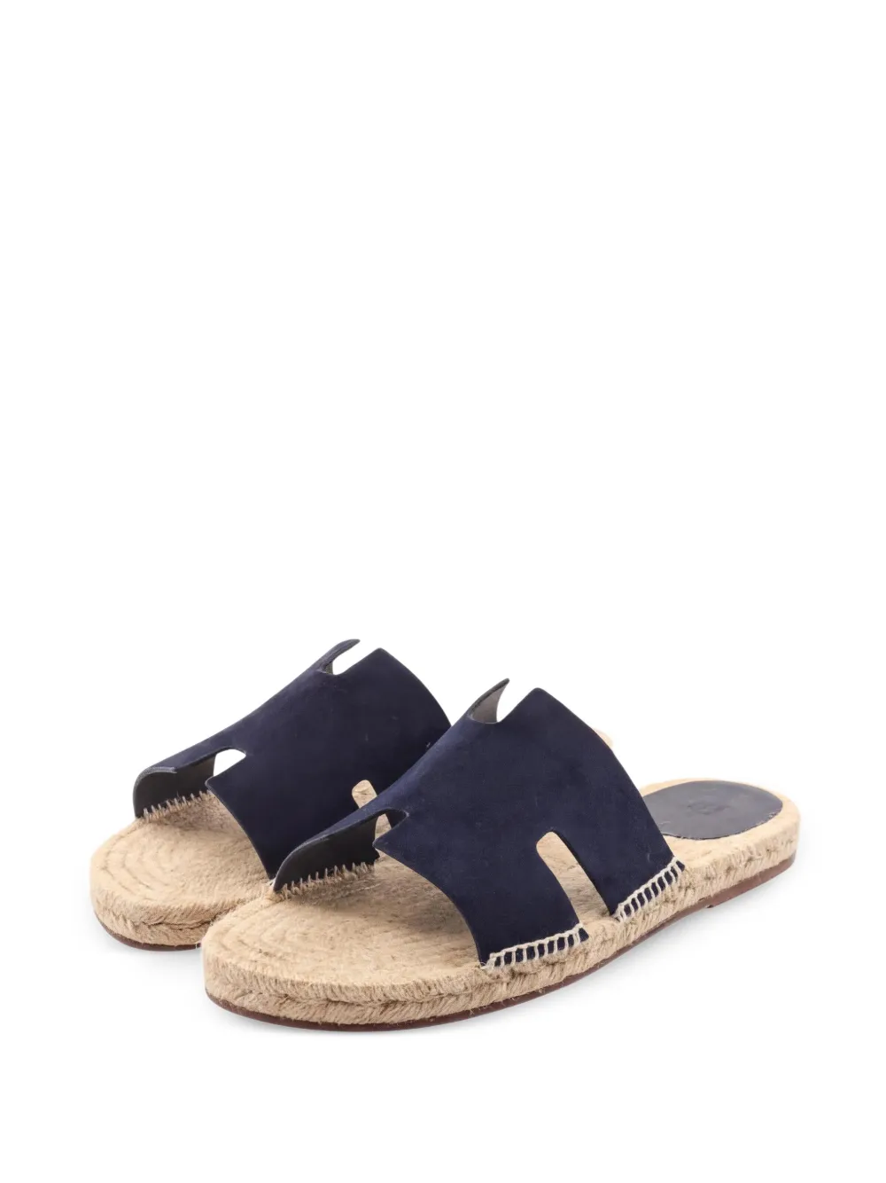 Hermès Pre-Owned 1920s Antigua suede sandals - Blu