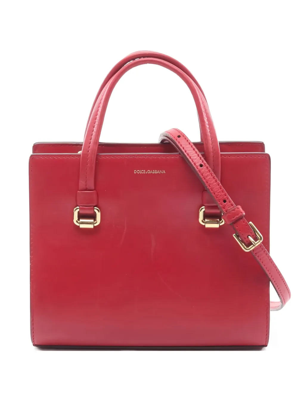 Dolce & Gabbana Pre-Owned Borsa a mano in pelle anni 2000 - Rosso