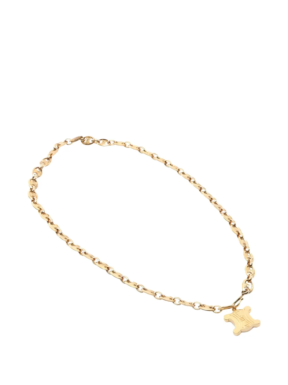 Celine Pre-Owned Cintura con pendente Triomphe anni 2000 - Oro