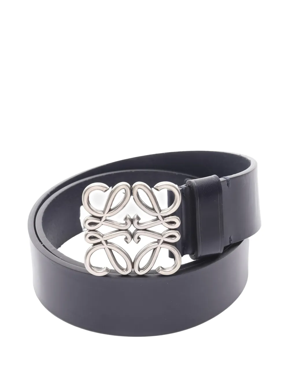 Loewe Pre-Owned 2020s Anagram leather belt - Blau