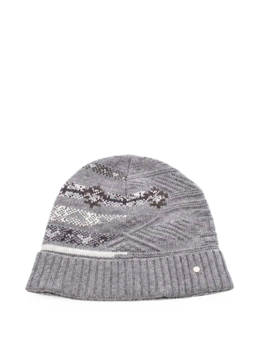 Hermès Pre-Owned 2010 knit hat - Grigio
