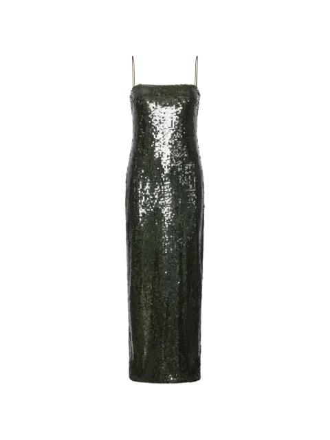 ROTATE BIRGER CHRISTENSEN slip dress largo con lentejuelas