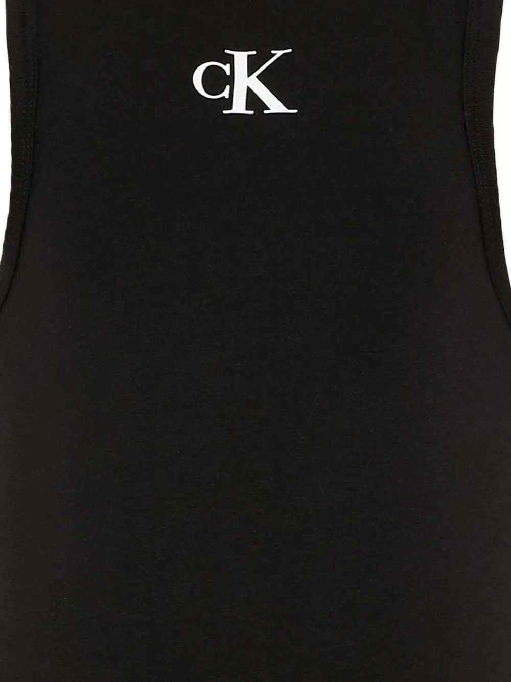 Calvin Klein Kids Tanktop met logoprint Zwart