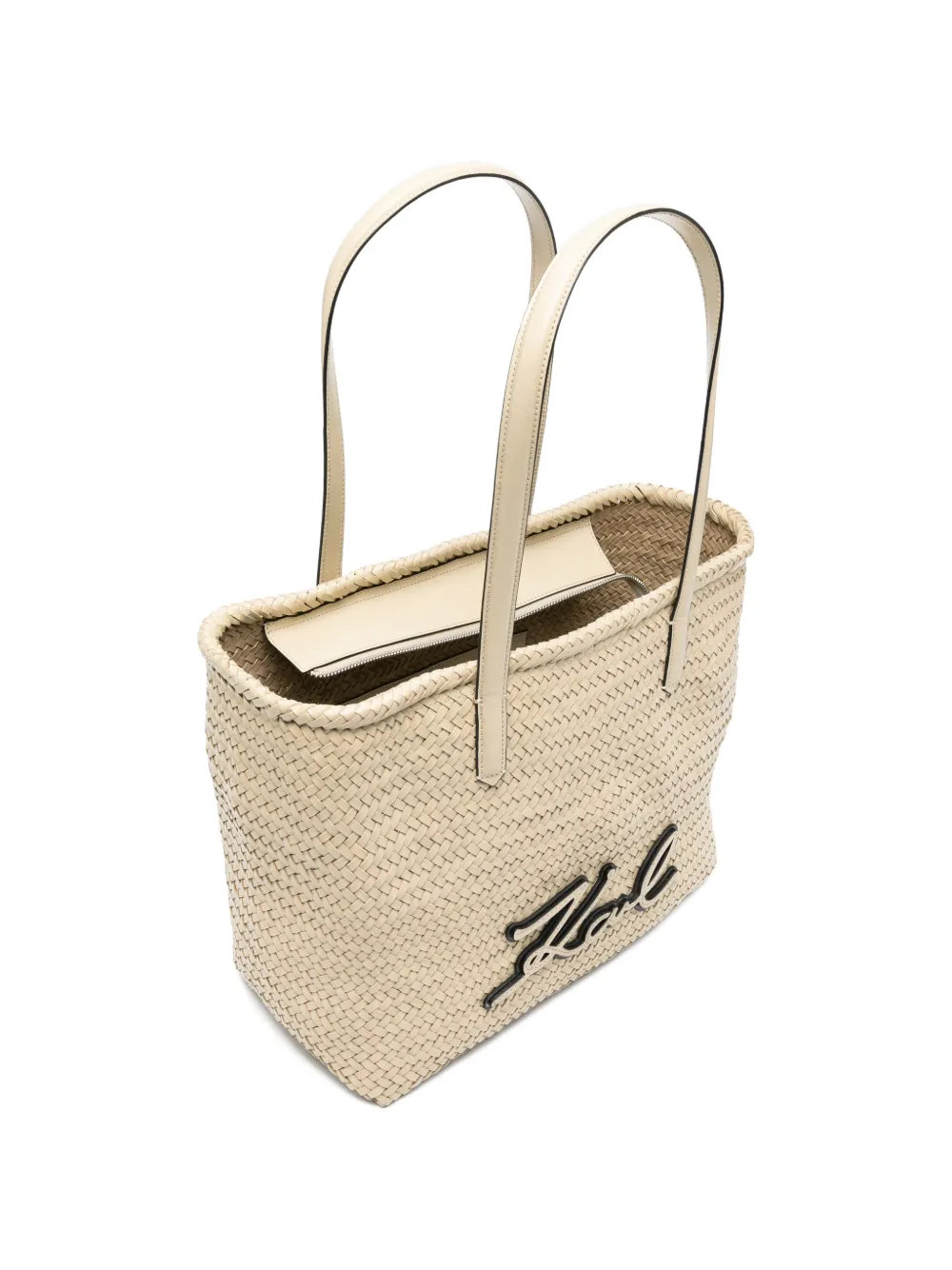Karl Lagerfeld Shopper met handvatten Beige