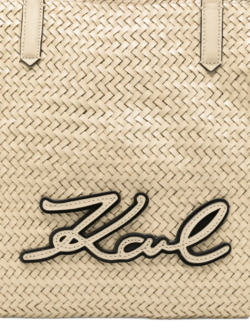 Karl Lagerfeld Shopper met handvatten Beige