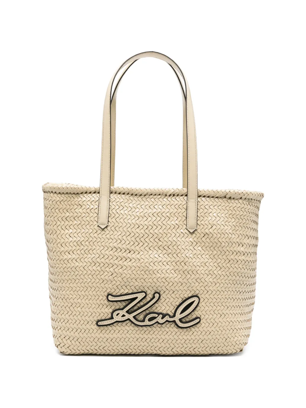 Karl Lagerfeld top-handles tote bag - Toni neutri