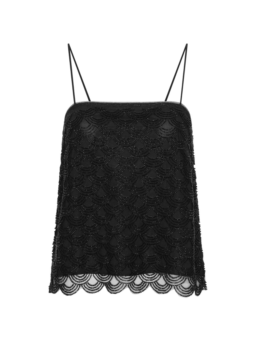 ROTATE BIRGER CHRISTENSEN Blusa con paillettes - Nero