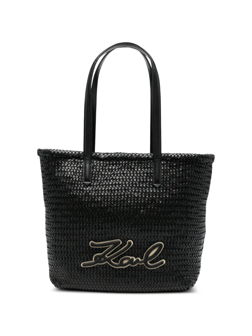 Karl Lagerfeld top-handles tote bag - Nero