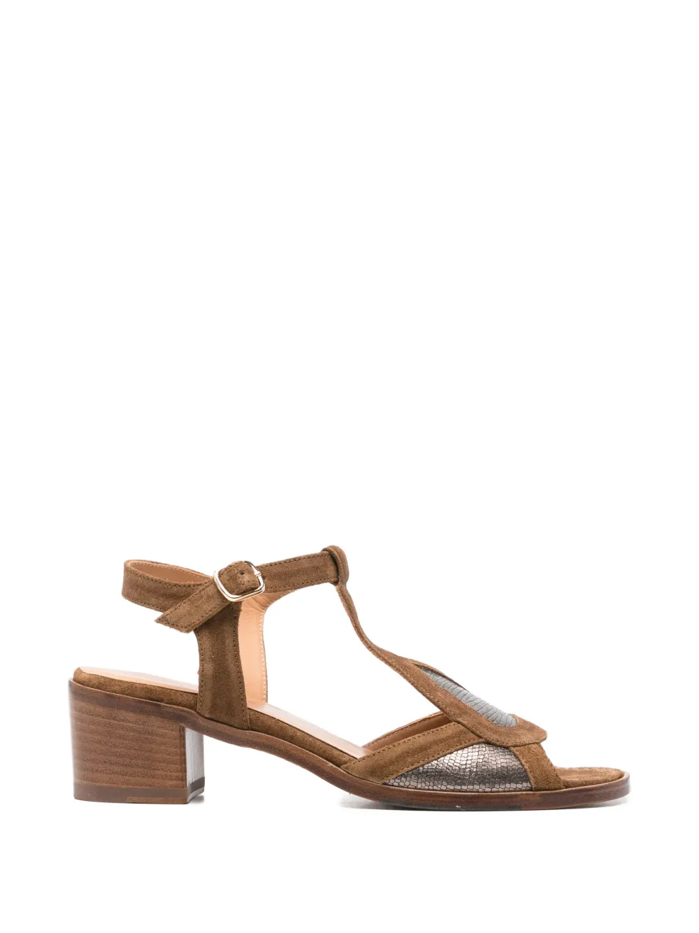 LA BOTTEGA DI LISA buckle strap sandals - Marrone
