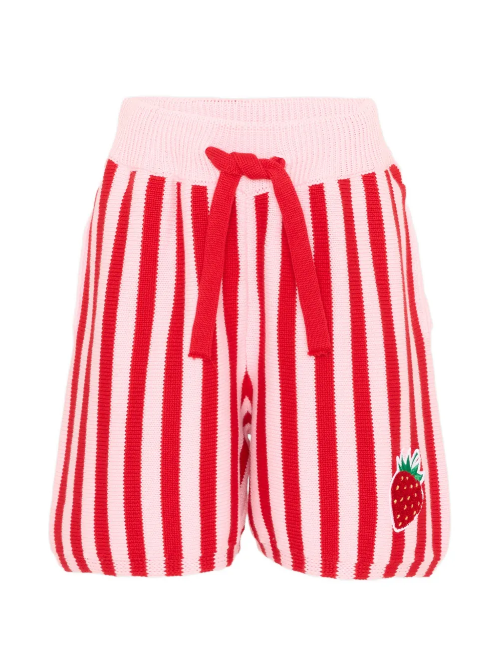 Joshua Sanders Kids striped strawberry shorts - Rosa