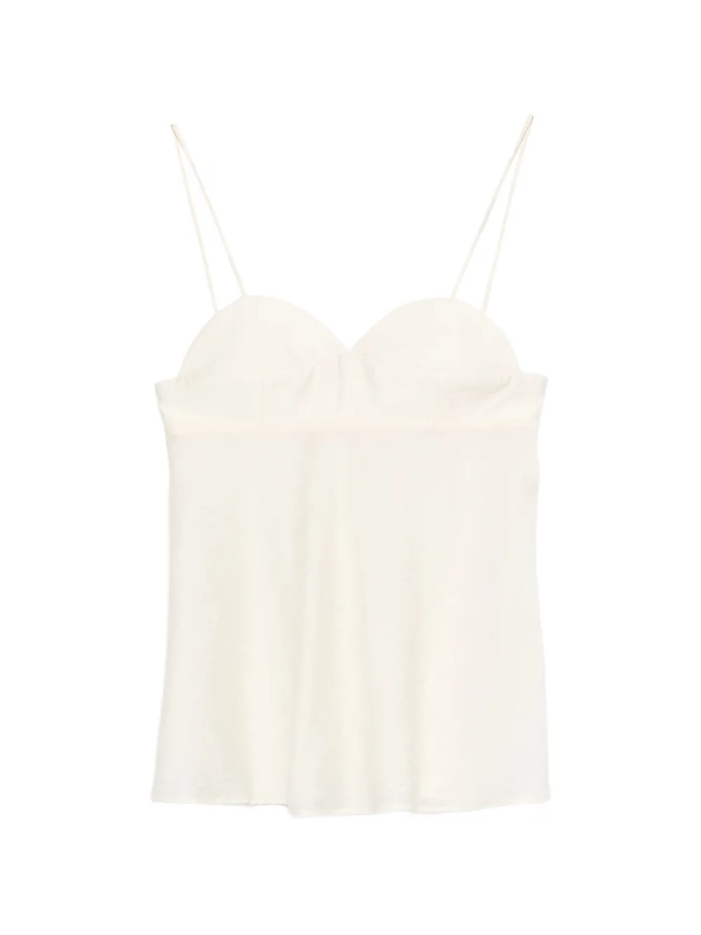 Cordera sweetheart-neck spaghetti-strap top - Nude