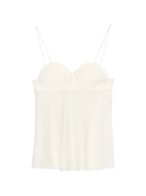 Cordera sweetheart-neck spaghetti-strap top