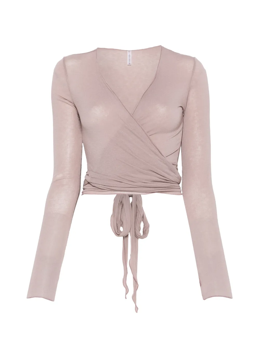 Daniele Fiesoli wrap-tie cardigan - Rosa