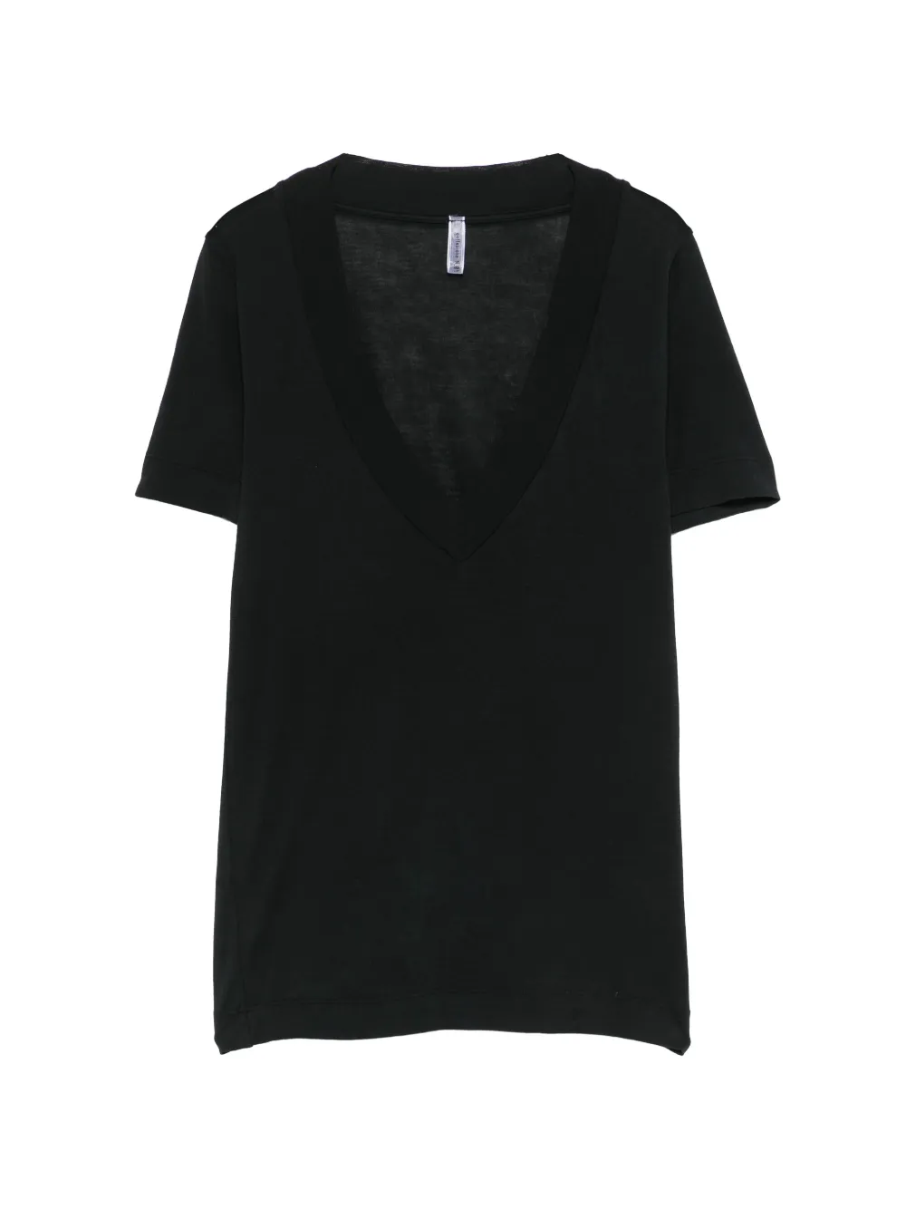 Daniele Fiesoli V-neck ultralight T-shirt - Nero