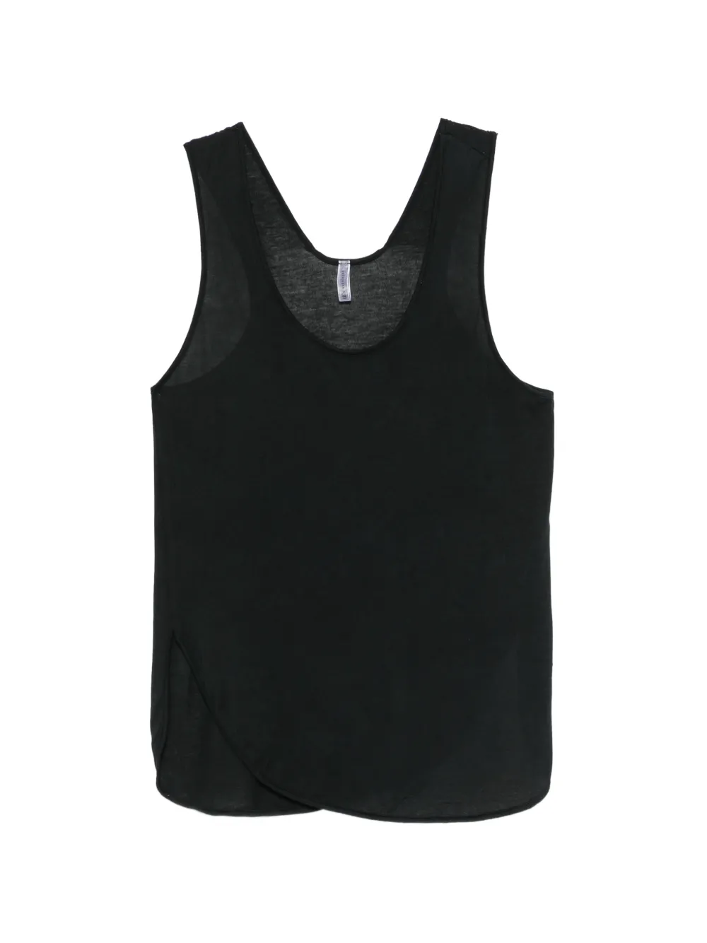 Daniele Fiesoli V-neck sleeveless top - Nero
