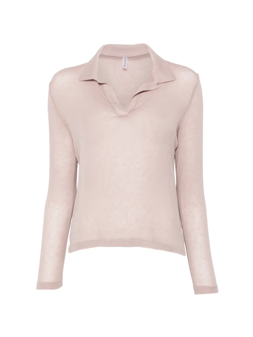 Daniele Fiesoli long-sleeve polo - Rosa