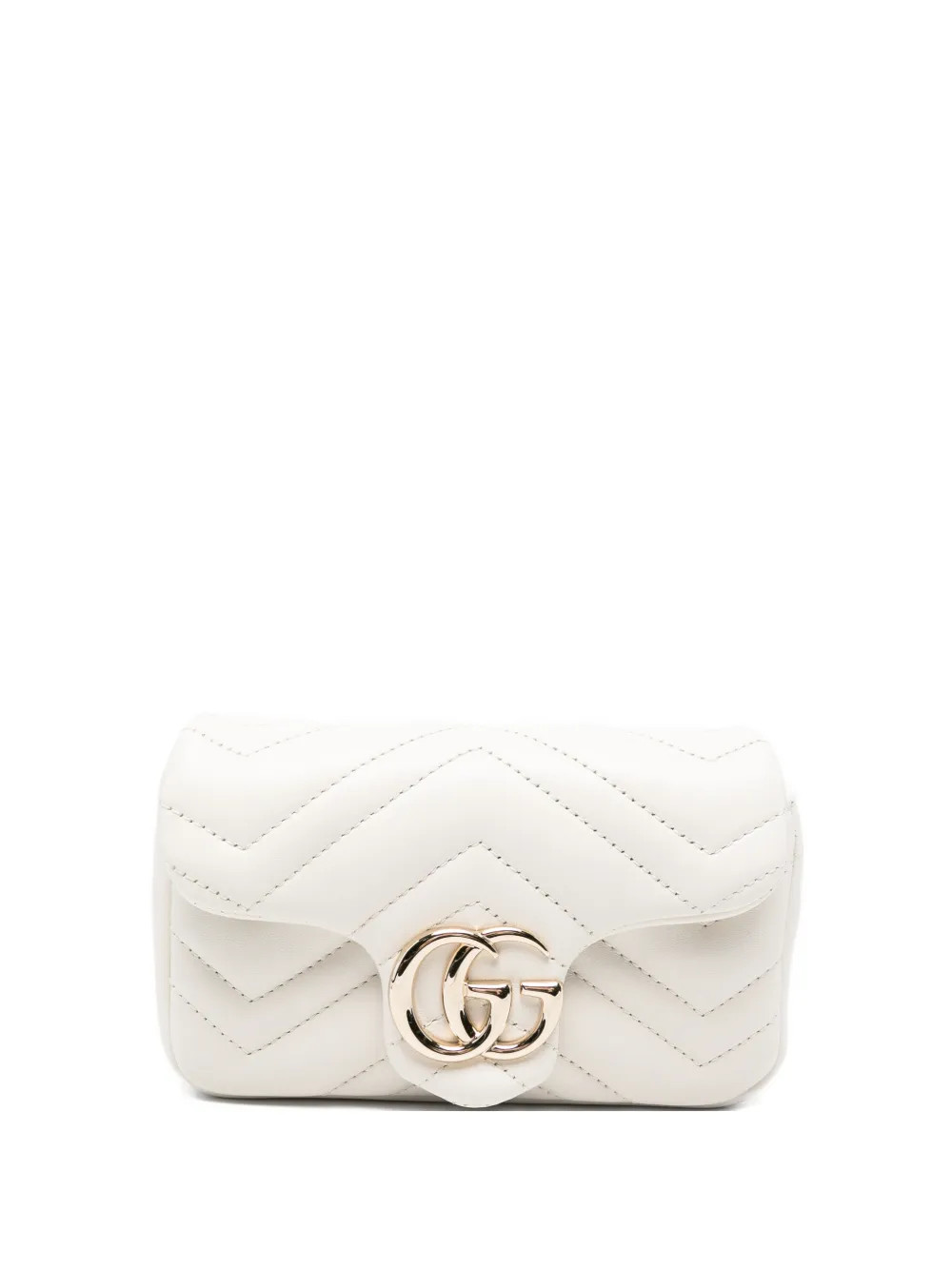Gucci Borsa a spalla GG Marmont matelassé - Bianco
