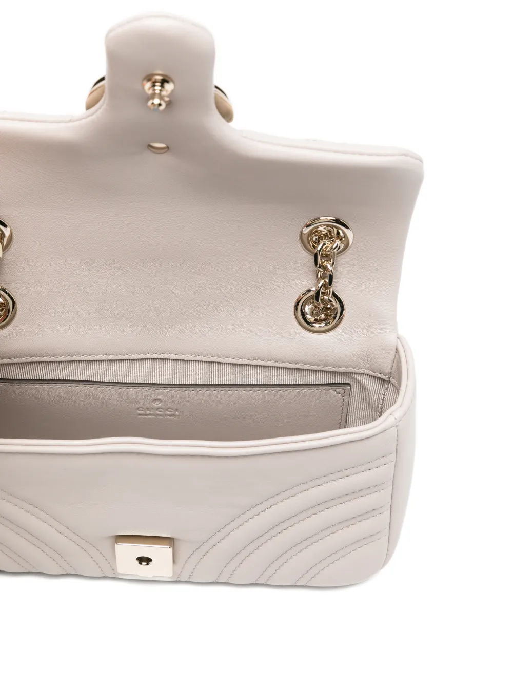 Gucci Schoudertas met logo Beige
