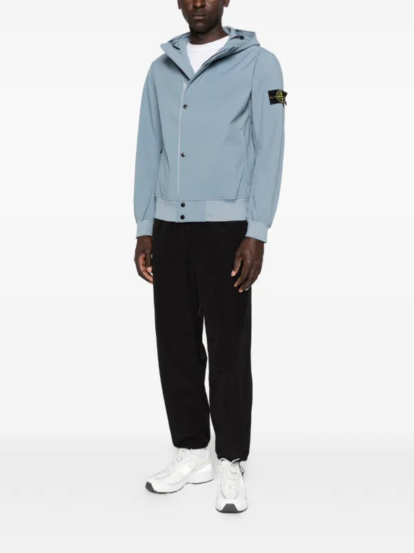 Stone Island フーデッド ジャケット | ブルー | FARFETCH JP