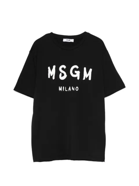 MSGM Kids logo-print T-shirt