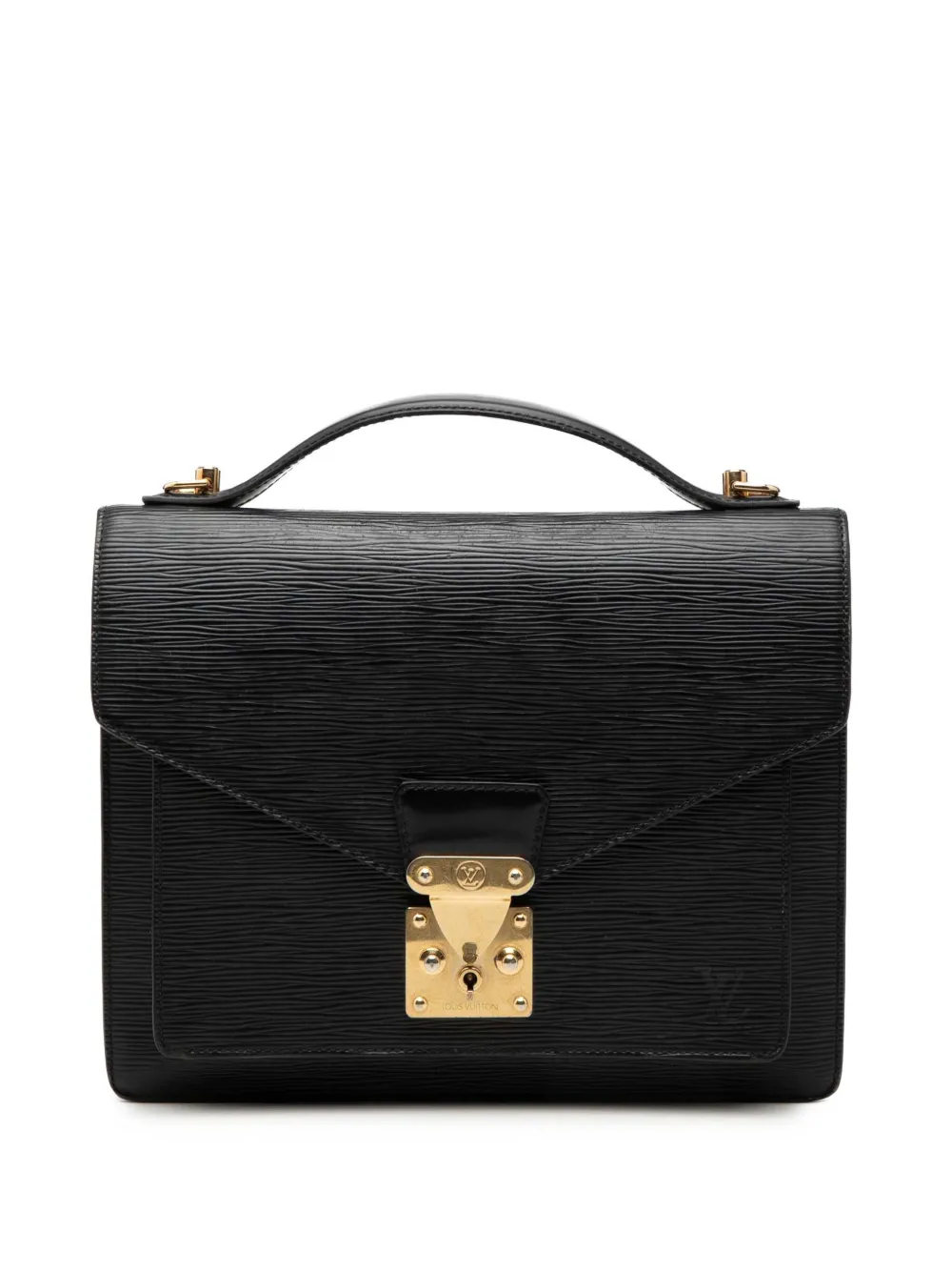 Louis Vuitton Pre-Owned 2004 Epi Monceau 28 satchel - Nero