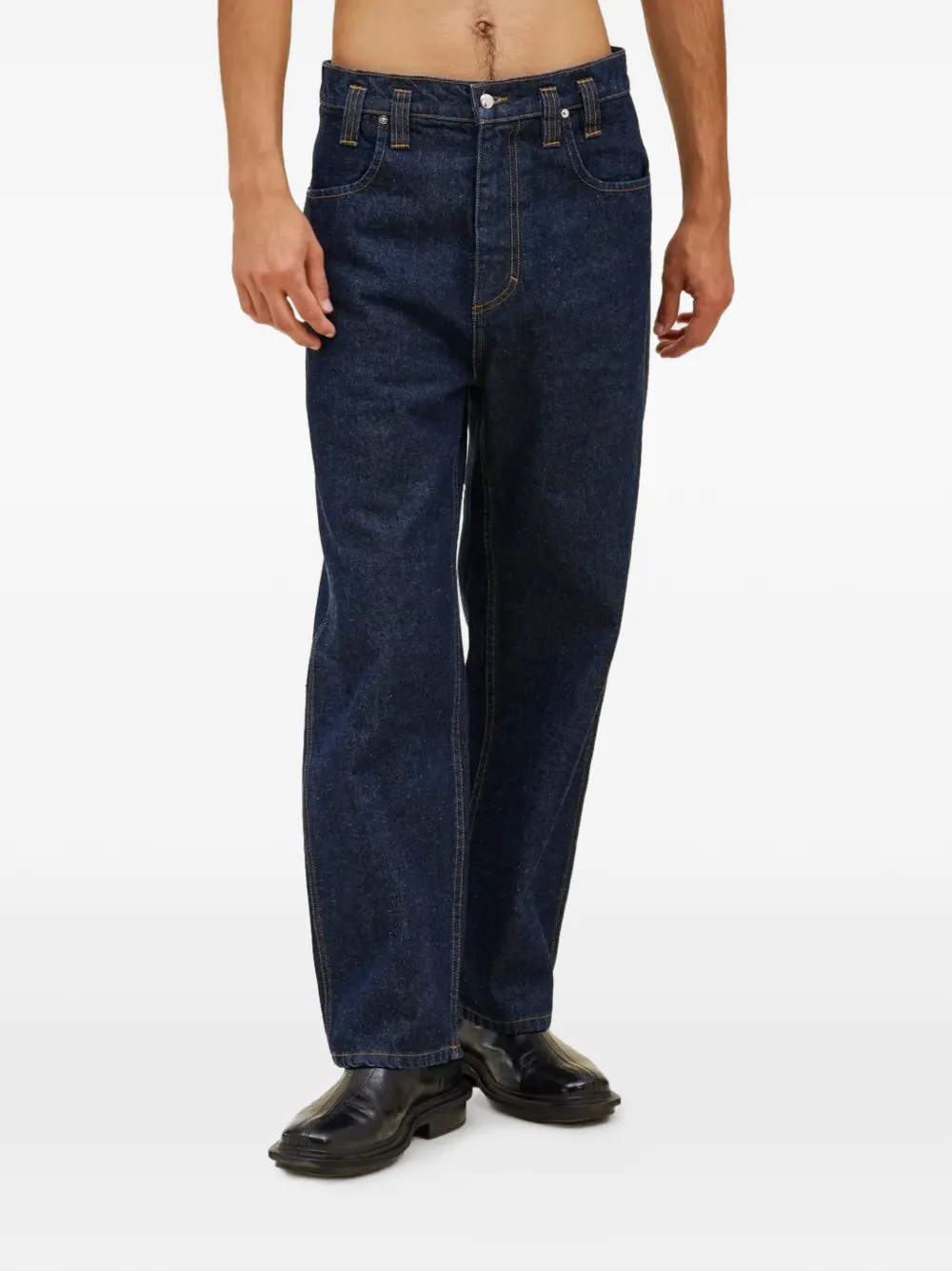  Eckhaus Latta Vaqueros Con Trabillas - Azul 