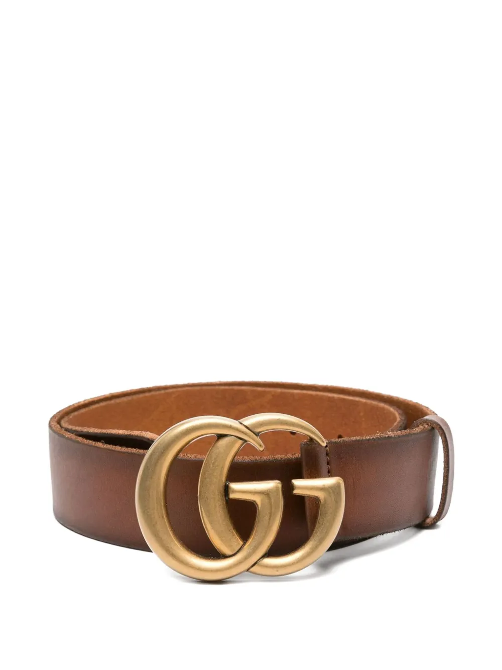 Gucci GG Marmont leather belt - Braun
