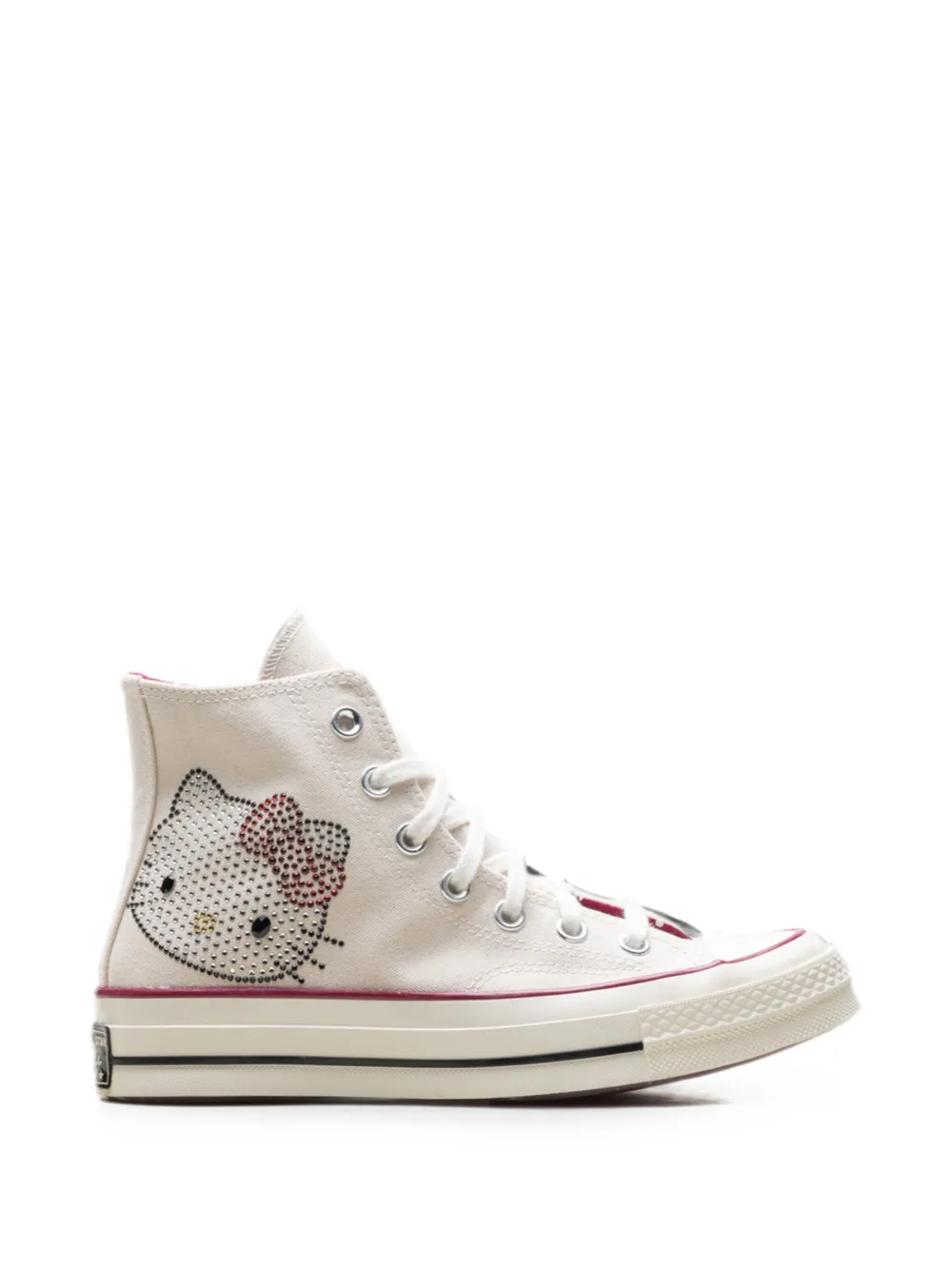 Converse x Hello Kitty And Friends Chuck 70 sticker-details lace-up sneakers Wit